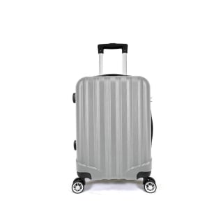 Mala de bordo com rodinhas com cadeado - R$ 179,35