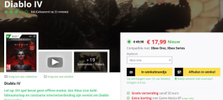 Diablo IV Cross Gen Bundle (Xbox) voor €17,99 bij Game Mania
