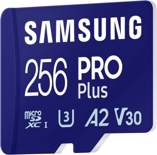 Samsung PRO Plus microSD/SD - 180MB/s - 256GB + SD-adapter voor €20,99 bij Amazon