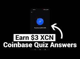 3$ GRATIS en coinbase con encuesta XCN