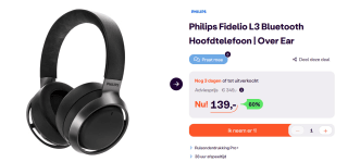 Philips Fidelio L3 - Draadloze Over-Ear Koptelefoon voor €139 bij iBOOD