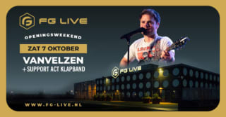 €1 per ticket voor concert van Roel Van Velzen tijdens FG Live in Heerhugowaard van Keukensale