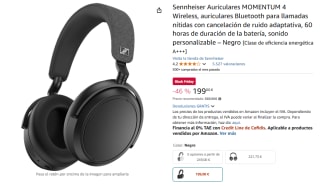 Sennheiser Auriculares Momentum 4 Wireless por 199€