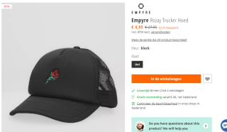 Empyre Rozay Trucker cap voor €4,95 bij Blue-tomato