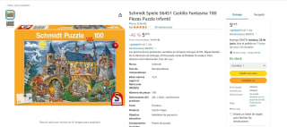 Puzle infantil Marca Schmidt Spiele 56451 Castillo Fantasma 100 Piezas por 4,80€
