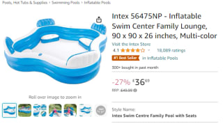 Buy an Intex inflatable swim center family lounge for £17.54 from Amazon
