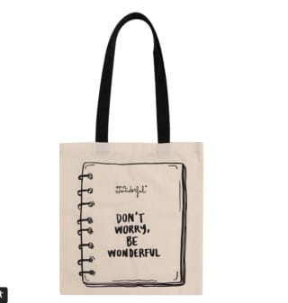 Error de precio Tote bag Mr Wonderful: Don't worry, be wonderful por 0,01€