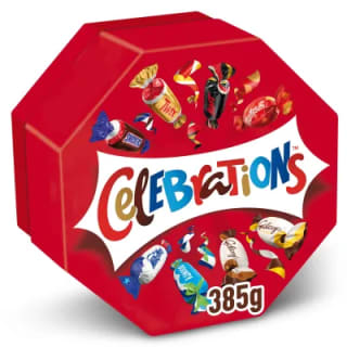 Pack de 2×385gr CELEBRATIONS Caja de Mix de Chocolatinas en formato Mini por 6,05€.