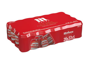 Pack 28 Latas Cerveza Mahou 5 Estrellas por 19,93€ y seginda unidad 70% Descuento