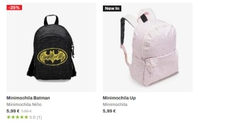 Recopilación de mochilas desde 2,99€ en Sprinter