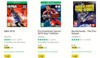 Diverse games vanaf €0,98 bij Game Mania