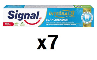 7 Botes de Signal Pasta de Dientes Integral 8 por 9.96€