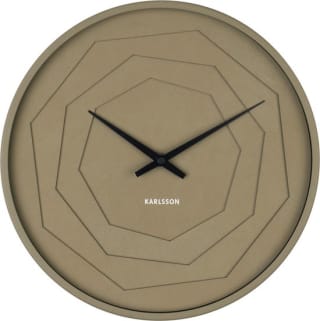 Wandklok Layered Origami – Mosgroen – Ø30cm voor €28 bij Bol