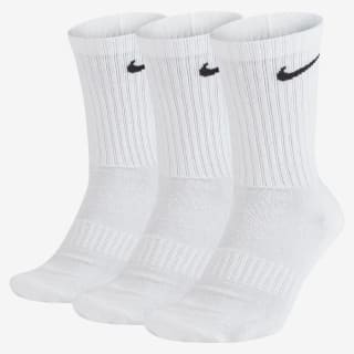 Meias Cano Alto da Nike, modelo Everyday Cushion Crew com 3 Pares - R$ 39,99