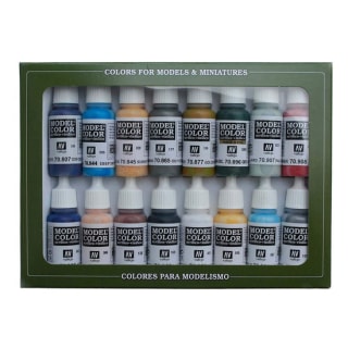 Set 16 pinturas para modelismo 111 American Civil War Model Color Vallejo 17ml por 24.99€