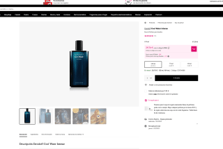 Eau de parfum Davidoff Cool Water Intense 125Mml Hombre por 29,76€