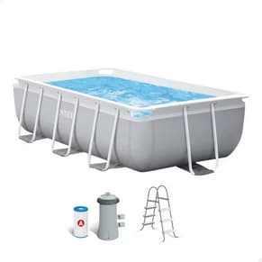 Piscina desmontable rectangular Intex Prism Frame 300x175x80 cm con depuradora por 251,48€