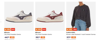 Tot 75% korting en het 2e artikel nog 50% extra korting bij Plutosport