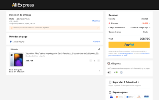 Xiaomi Pad 7 Pro por 308,72€