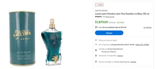 Perfume Jean Paul Gaultier Le Beau 125ml $1,879 | Descuento Walmart
