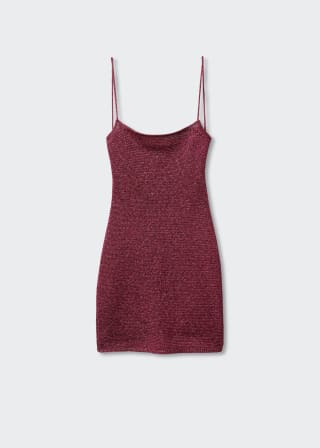 Vestido lúrex abertura por 3,99€