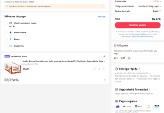 Kinder Bueno Chocolate con leche y crema de avellanas 30 unidades por 16,67€