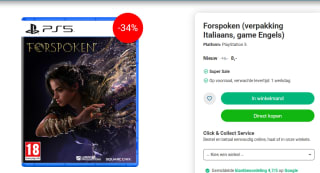 Forspoken voor €8 bij Nedgame