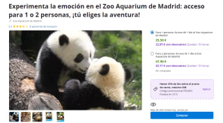 Zoo Aquarium de Madrid 1 Entrada por 22,95€.