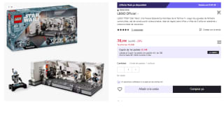 LEGO Star Wars - Abordaje de la Tantive IV por 38.99€ (Cuenta Nueva 26.99€)