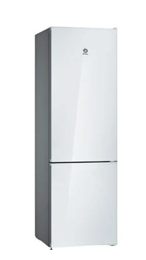 Frigorífico combi - Balay 3KFD765BI Cristal, No Frost, 203 cm, 368 l, Cajón ExtraFresh, Iluminación LED, Blanco por 704,65€