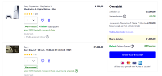 Bij aankoop van een Sony Bravia 7 TV een Gratis Sony Playstation 5 Digital Edition