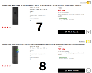 Recopilacion de Frigorificos Sin IVA en Mediamarkt