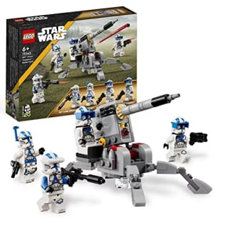 LEGO 75345 Star Wars TM Pack de Combate: Soldados Clon de la 501, Juego de Batalla, Vehículo AV-7