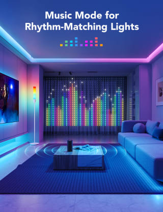 Govee - WiFi & Bluetooth Curtain Lights voor €90 dmv code bij Govee