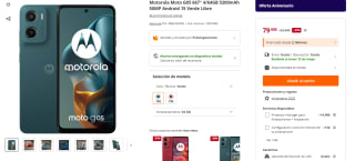 Motorola Moto G05 de 4GB/64GB 5200mAh 50MP Android 15 por 79€