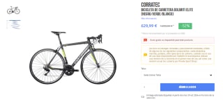 Corratec Bicicleta de carretera Dolimiti Elite por 629,99€