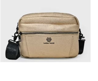 Bandolera de mujer color oro Laura Valle por 23€