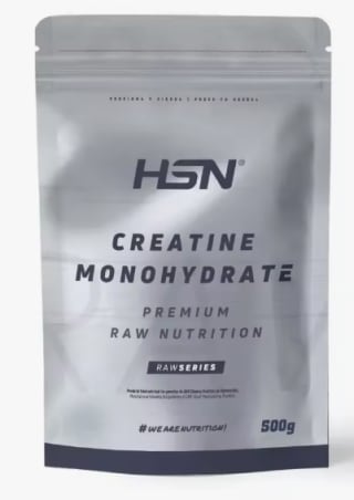 Creatina Monohidrato en Polvo de HSN Sin Sabor 500 g + Gel de Ducha por 7,49€