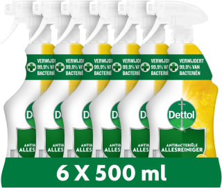 6 stuks Dettol Allesreiniger sprankelende citroen voor €10,99 bij Amazon