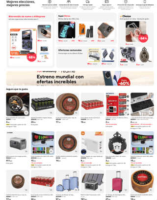 Cupones Ahorro desde el 1 de Octubre en Aliexpress