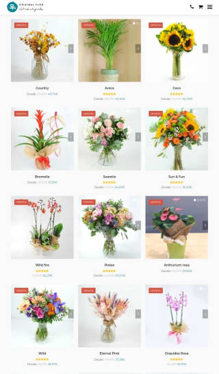-20% en toda la Web Original Flor.