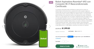 Robot Aspiradora iRobot Roomba 692 Reacondicionada $1,999