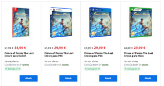 Videojuego Prince of Persia The Lost Crown PS4, PS5 y Xbox por 29,99€ Nintendo por 34,99€
