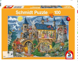 Puzle infantil Marca Schmidt Spiele 56451 Castillo Fantasma 100 Piezas por 4,50€