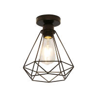 Plafón de Hierro Negro Vintage para Techo 25cm por 14,38€ (8,63€ usuario nuevo)