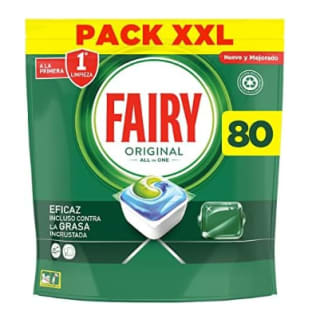 Pastillas Lavavajilla Fairy Original All in One XXL 80 capsulas por 13.49€