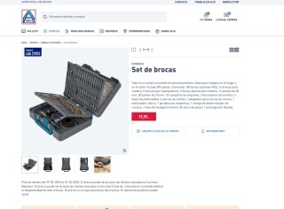 Set de brocas FERREX 204 piezas por solo 19,99€
