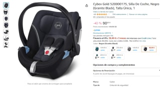 Cybex Gold Silla De Coche hasta los 18 meses por 90€