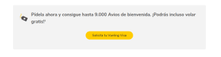 Consigue hasta 9.000 Avios con la tarjeta visa Vueling