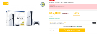 Sony PlayStation 5 Slim Chasis D con lector por 449€